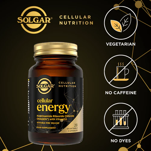 Solgar® Cellular Energy Vegetable Capsules - Pack of 28 - Image 6