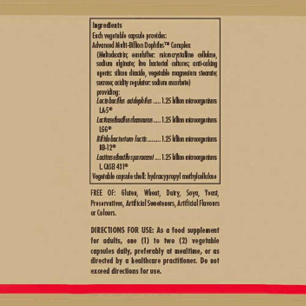 Advanced Multi-Billion Dophilus Vegetable Capsules - Image 5