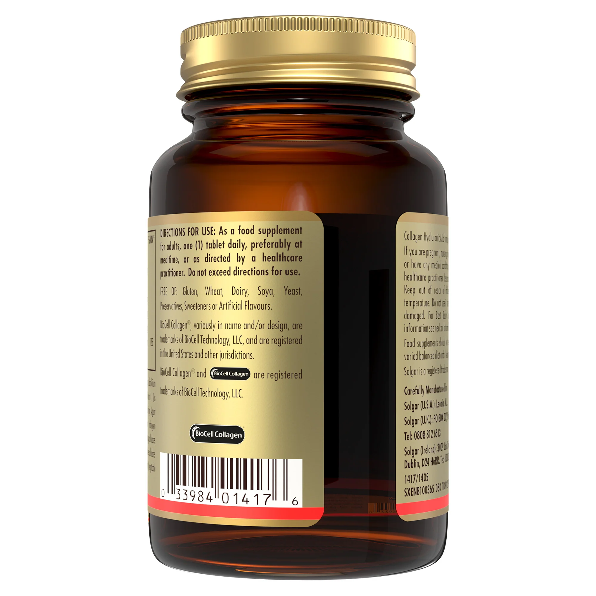 Collagen Hyaluronic Acid Complex Tablets - Pack of 30 - Image 3