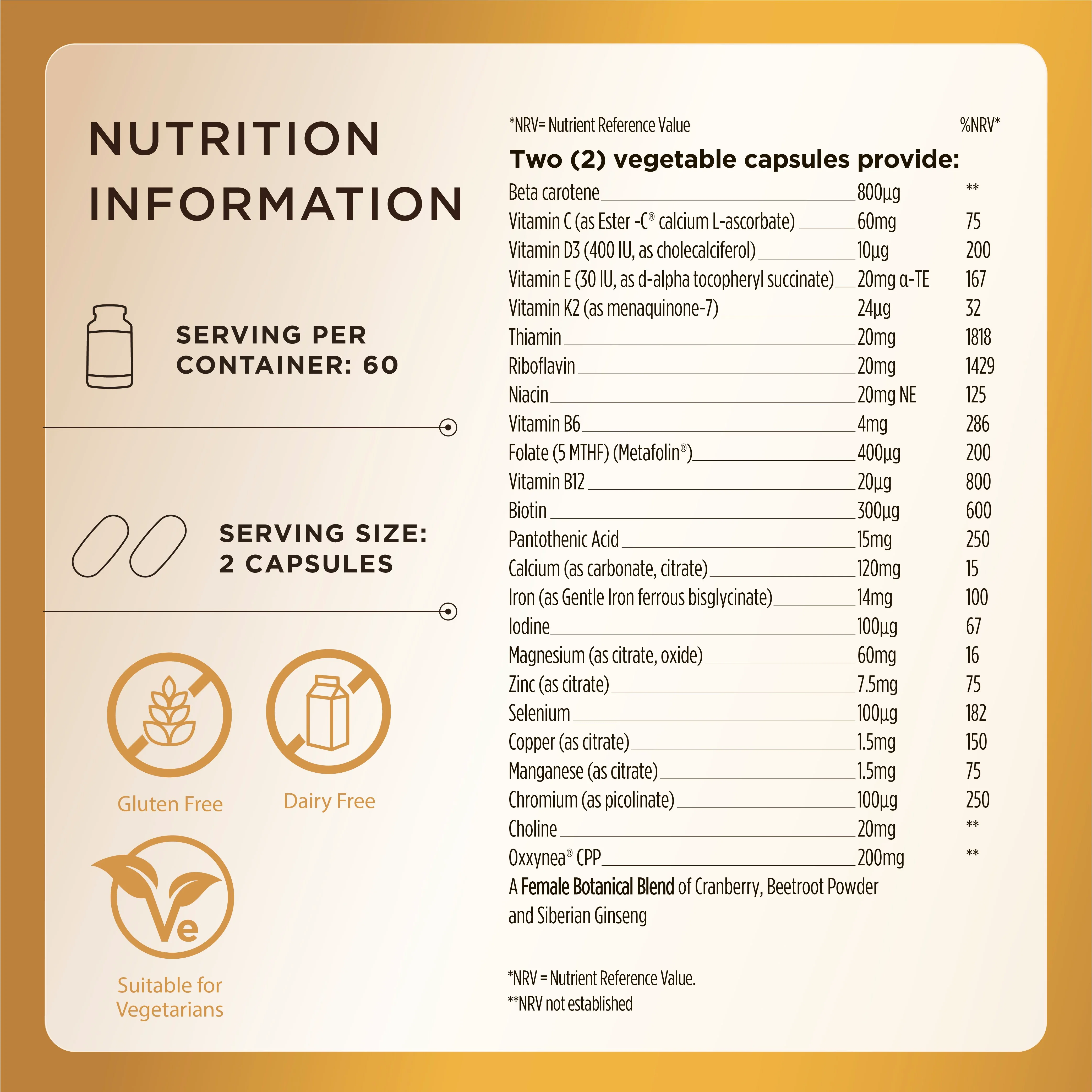 Solgar Female Multivitamin with Oxxynea® - Image 7