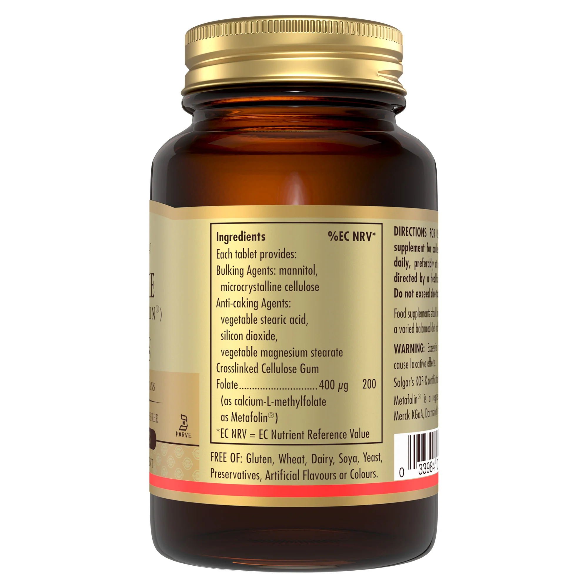 Folate (as Metafolin) 400 mcg Tablets - Image 2