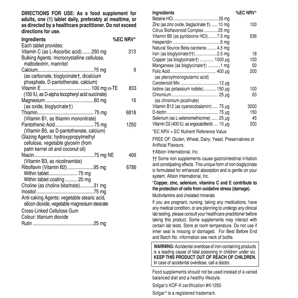 Formula VM-75 Multivitamin Tablets - Image 4