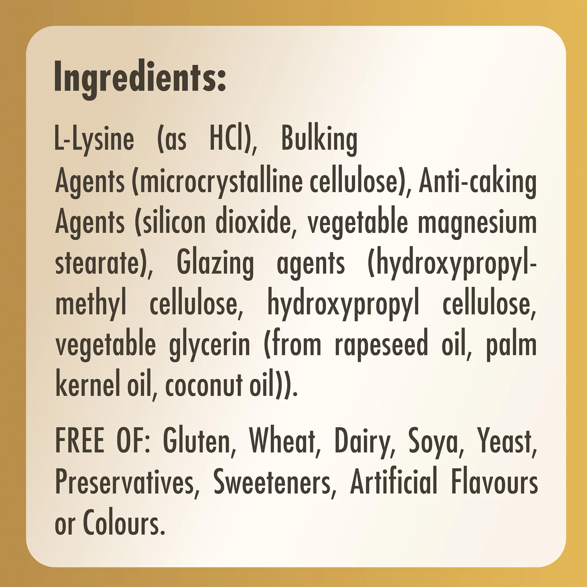 L-Lysine 1000 mg Tablets - Image 5