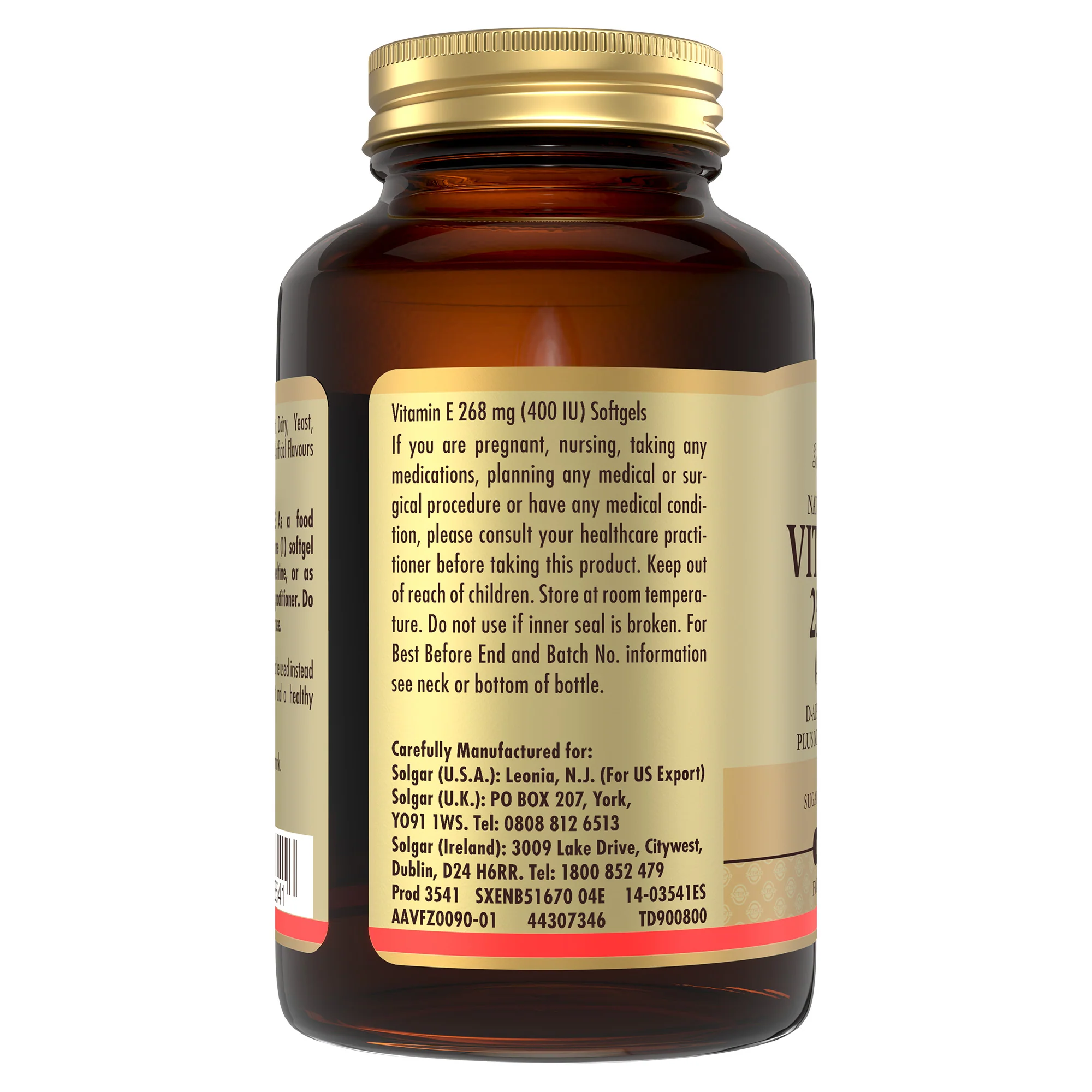 Natural Source Vitamin E 268 mg (400 IU) Softgels - Image 2