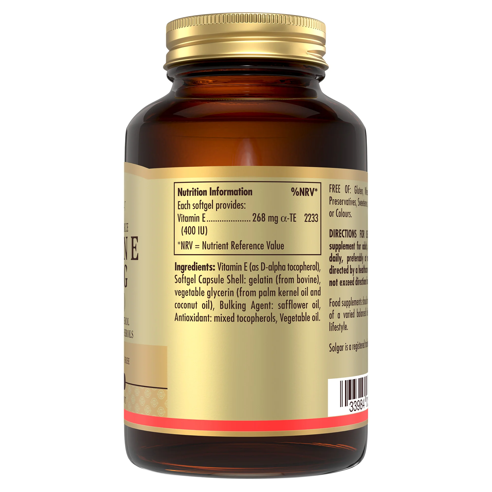 Natural Source Vitamin E 268 mg (400 IU) Softgels - Image 4