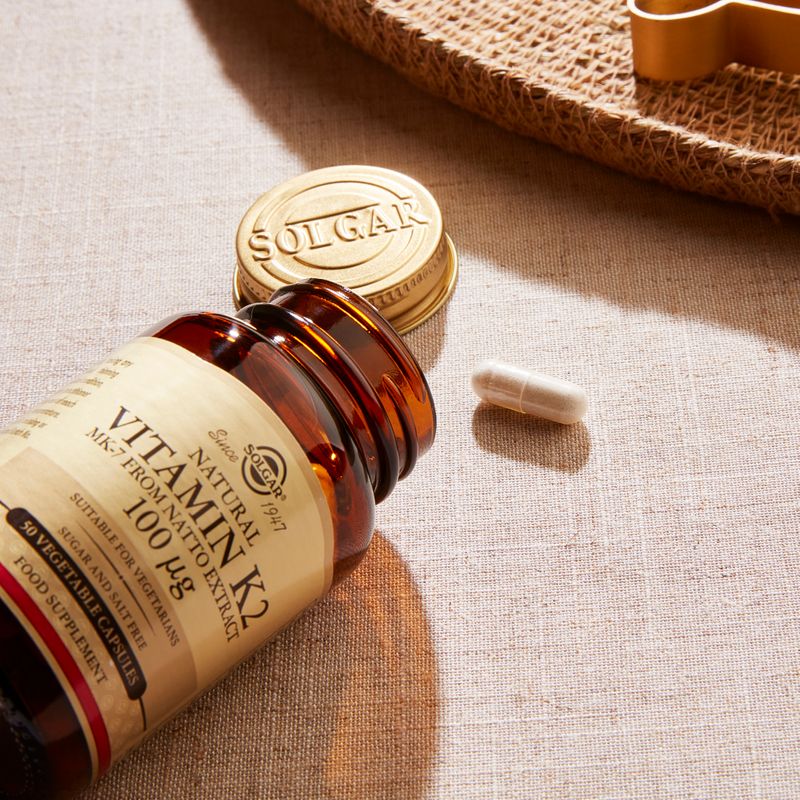 Natural Vitamin K2 (MK-7) 100 mcg Vegetable Capsules - Pack of 50 - Image 4