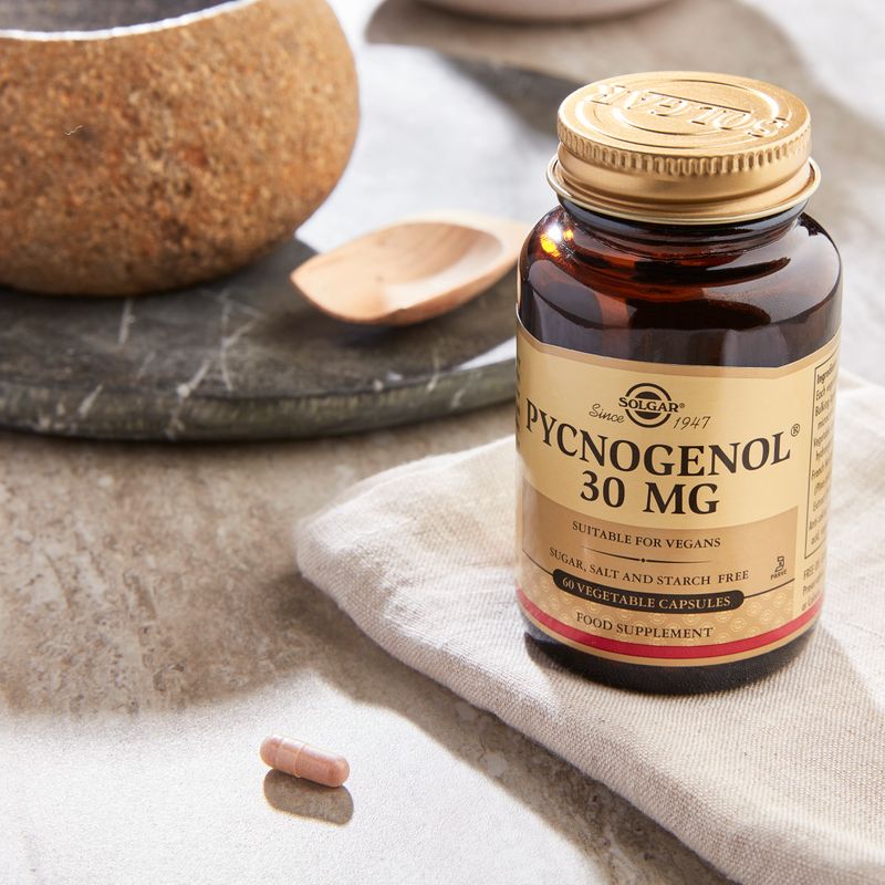 Pycnogenol 100 mg Vegetable Capsules - Pack of 30 - Image 3