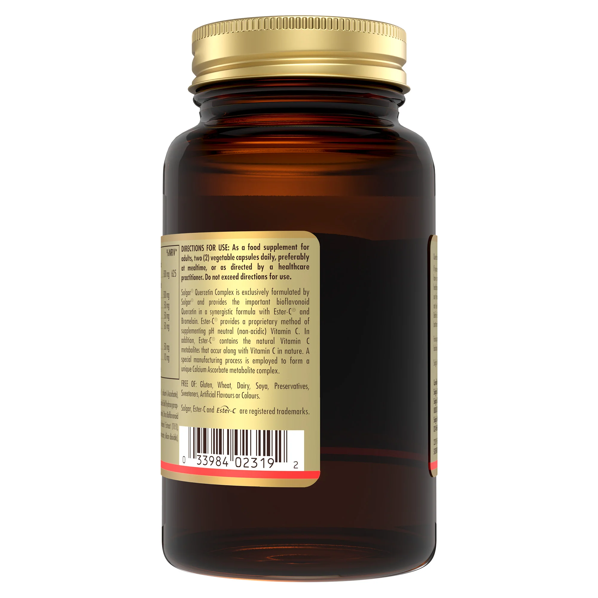Quercetin Complex with Ester-C Plus Vegetable Capsules - Image 3