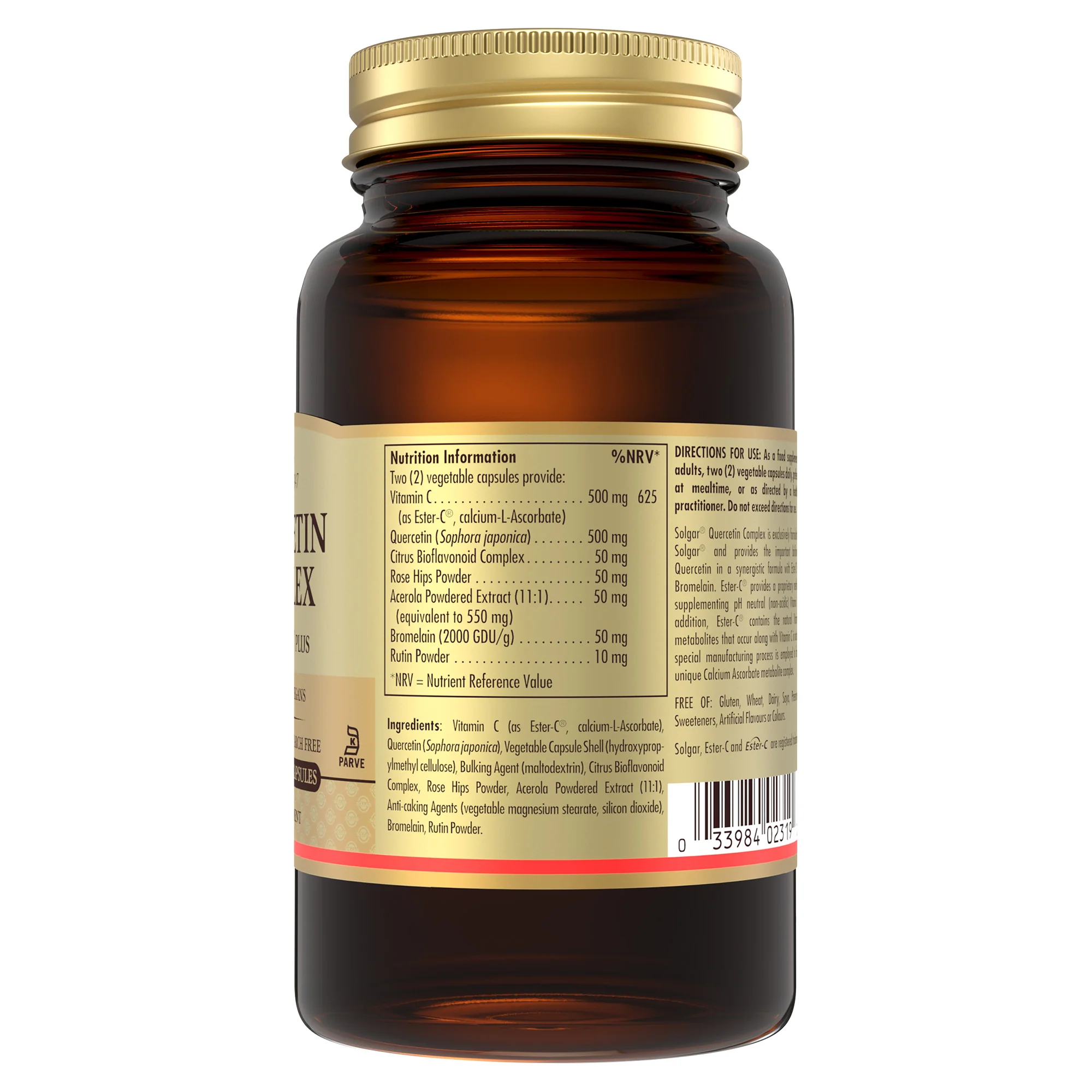 Quercetin Complex with Ester-C Plus Vegetable Capsules - Image 4