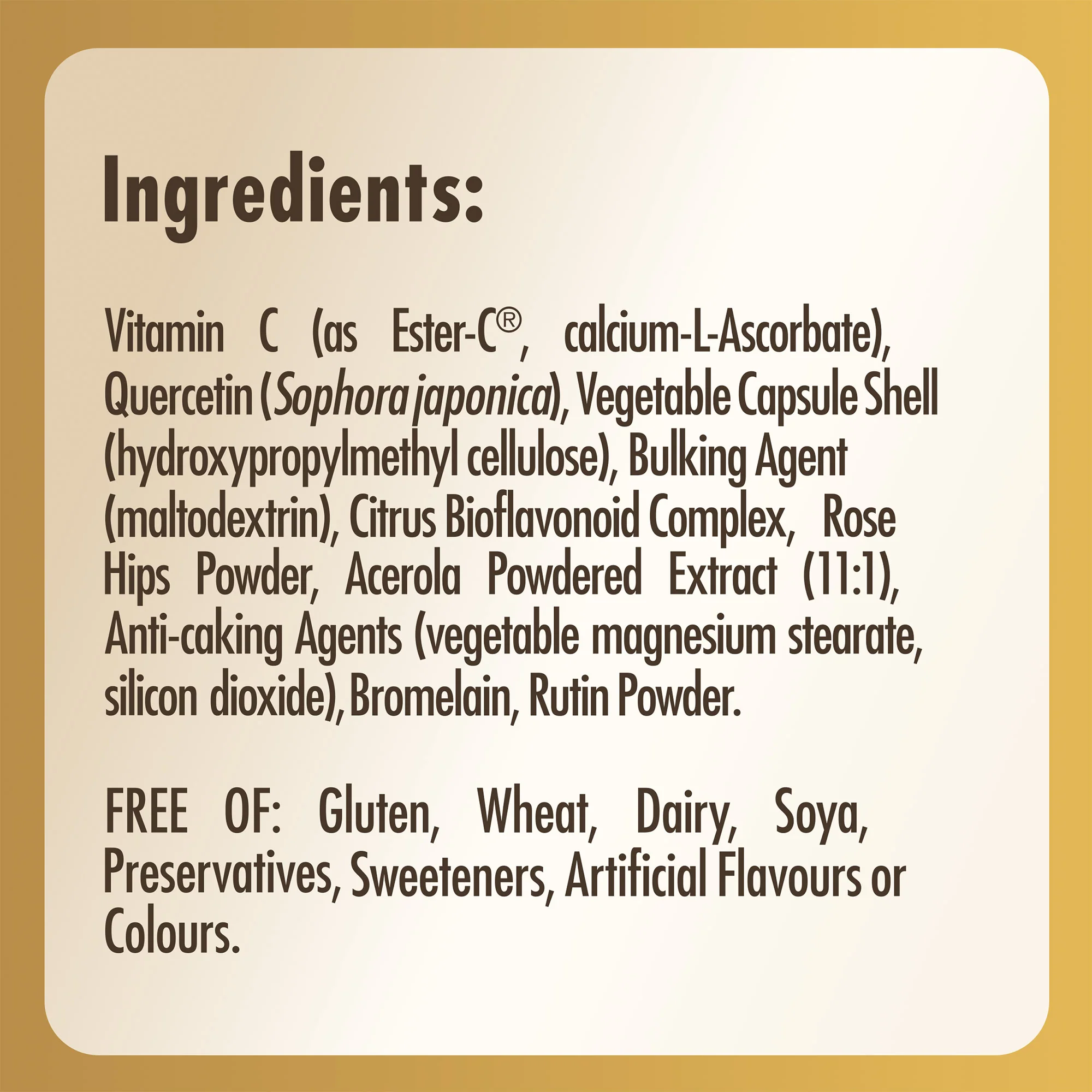 Quercetin Complex with Ester-C Plus Vegetable Capsules - Image 5