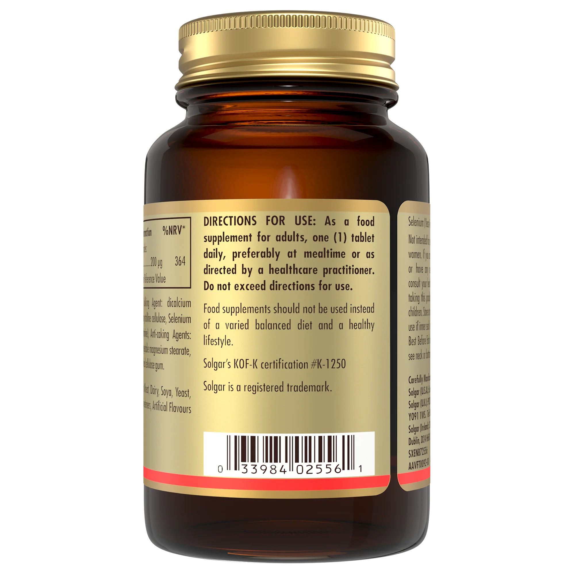 Selenium (Yeast-Free) 200 mcg Tablets - Image 3