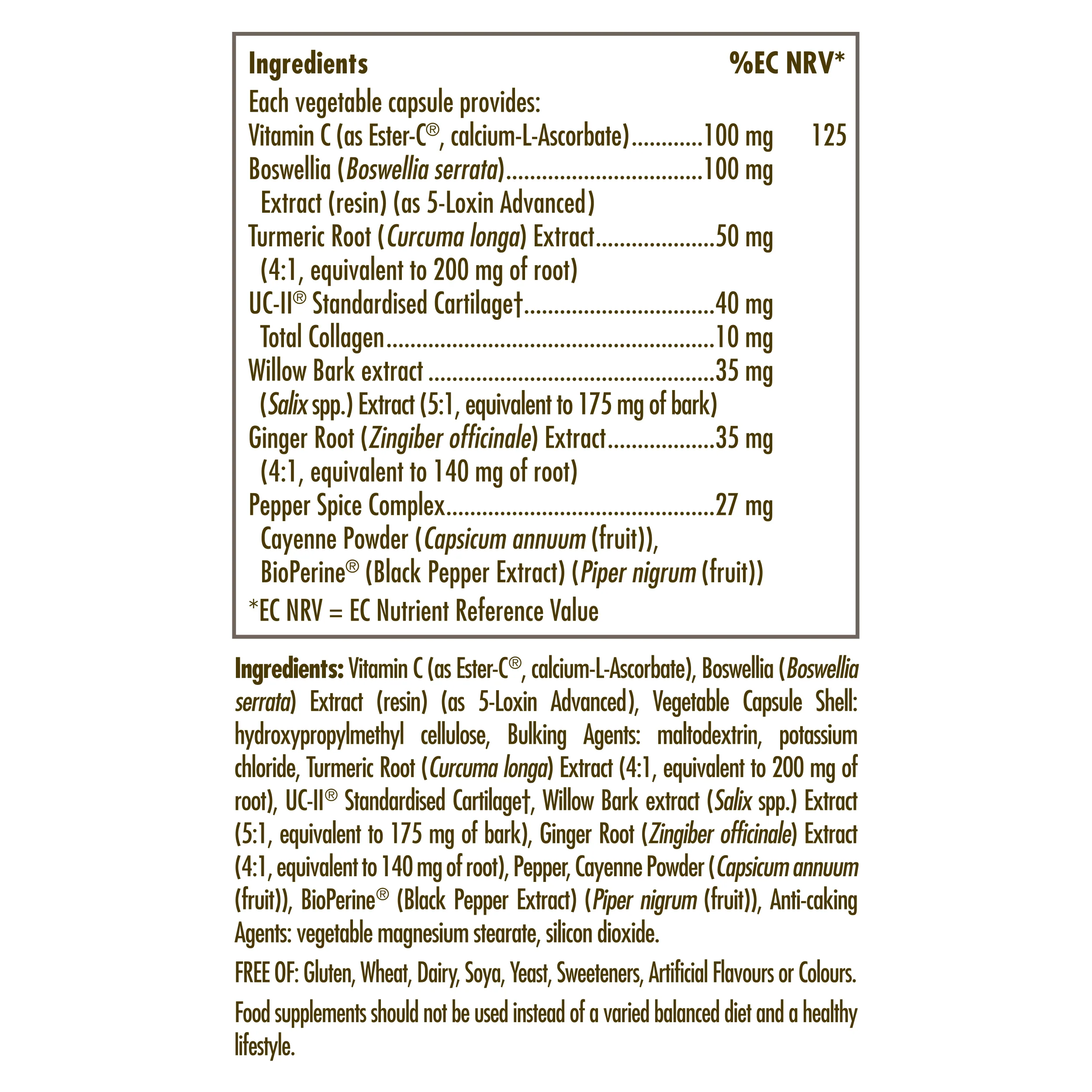 Solgar 7 Joint Support Vegetable Capsules - Image 6