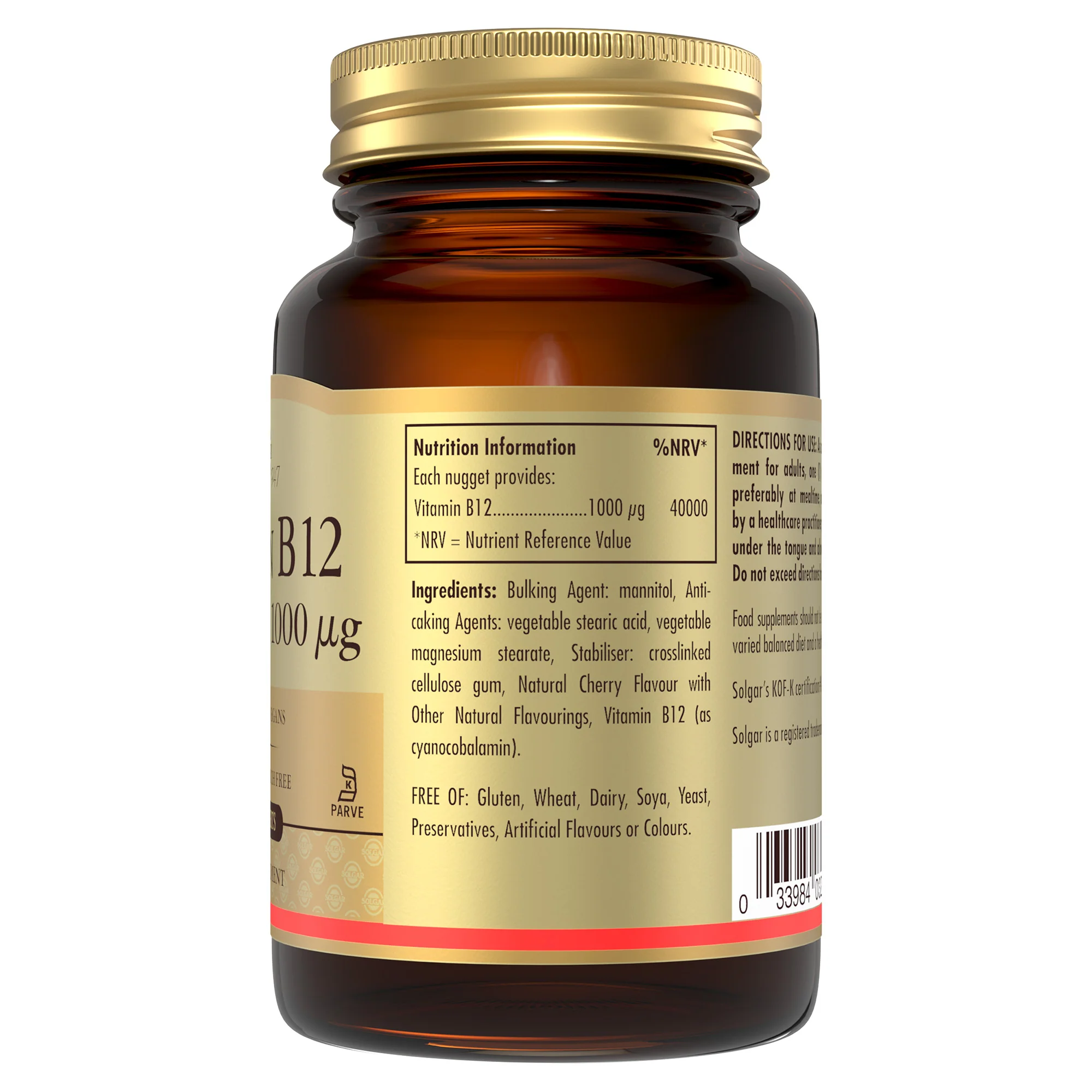 Vitamin B12 1000 mcg Sublingual Nuggets - Image 4