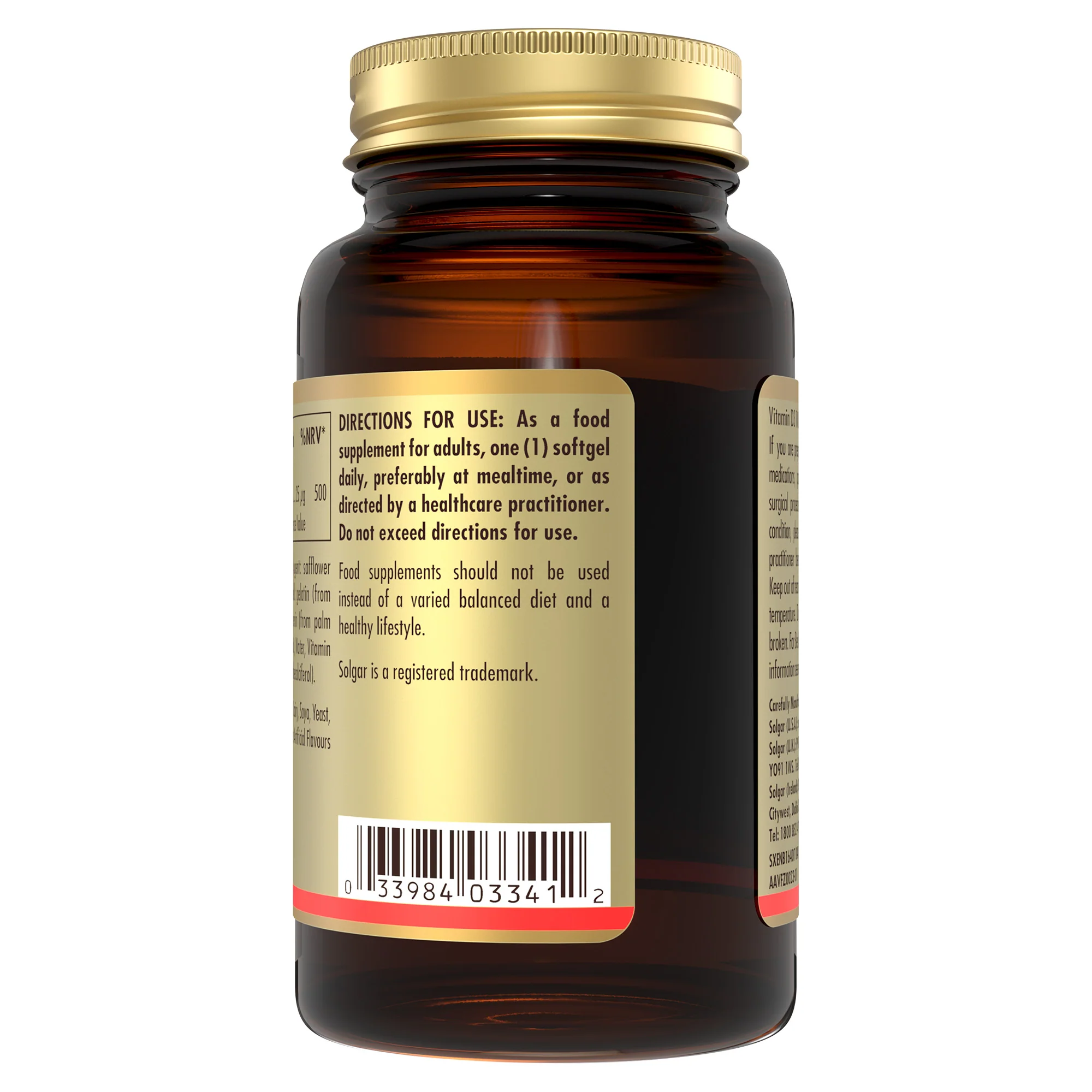 Vitamin D3 1000 IU (25 mcg) Softgels - Image 3