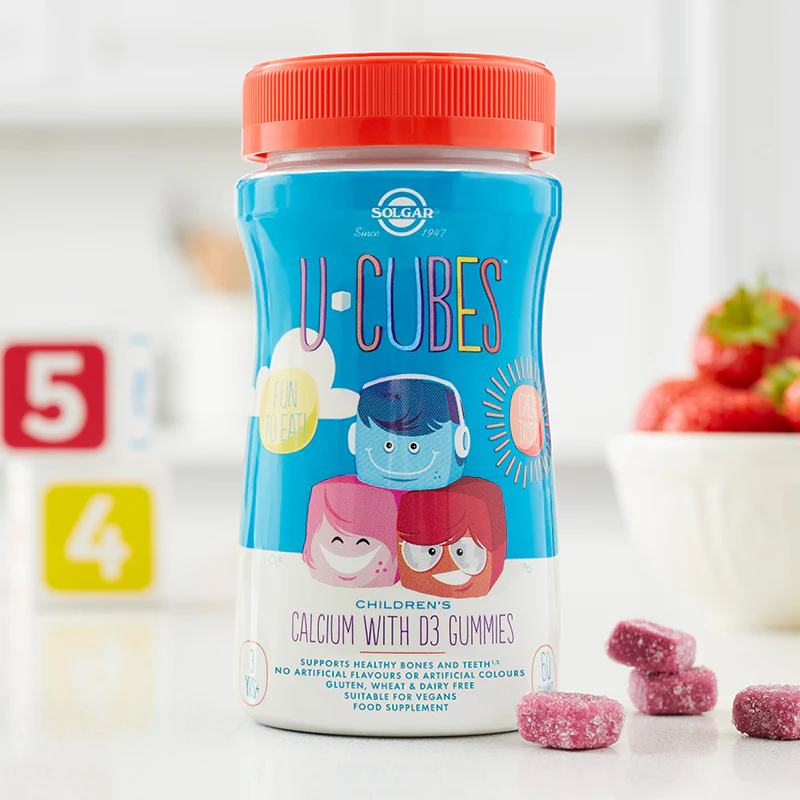 Solgar® U-Cubes Children's Calcium with Vitamin D3 Gummies - Image 3